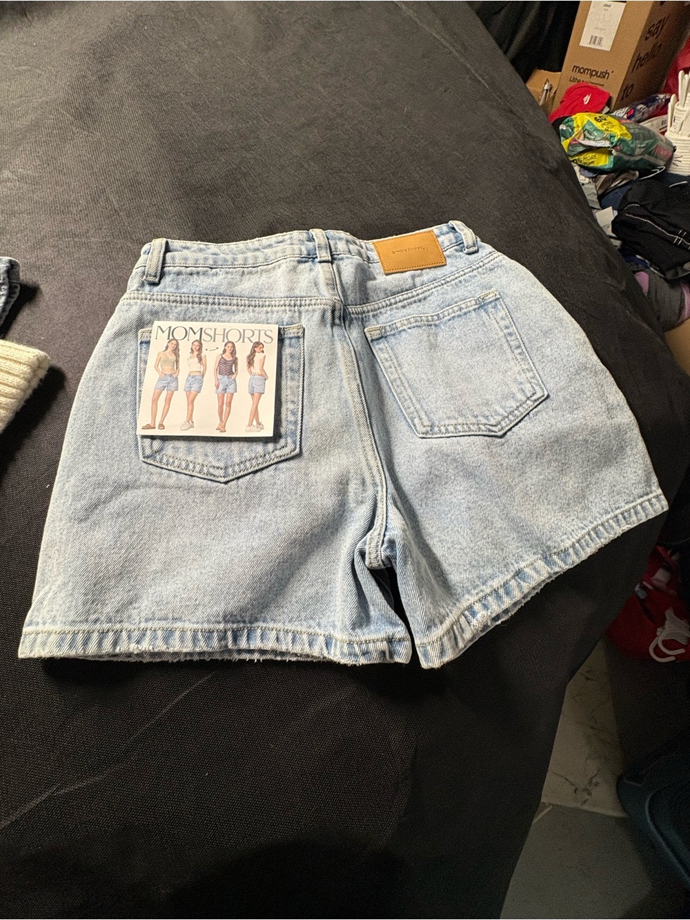 Mom Shorts Light Wash Denim Women’s Shorts